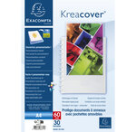 Protège-documents À Anneaux Et Pochettes Détachables Kreacover® 60 Vues - A4 - Blanc - X 4 - Exacompta