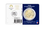 Monnaie 2€ commémorative Jeux Olympiques de Paris 2024 - JO - Qualité BU Millésime 2021 - 1/5