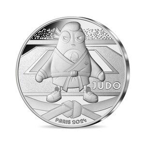 Mascotte - Judo - Monnaie de 10€ Argent