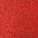 Cricut : Feuilles Flex Thermocollant Pailletés 30 5 cm Rouge Rose Argenté