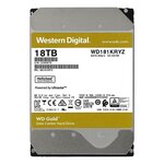 WD Gold - Disque dur Interne - 18To - 7200 tr/min - 3.5 (WD181KRYZ)