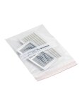 (lot  de 1000 sacs) sachet à fermeture zip 60 µ à bandes blanches avec trou d'aération300x400mm