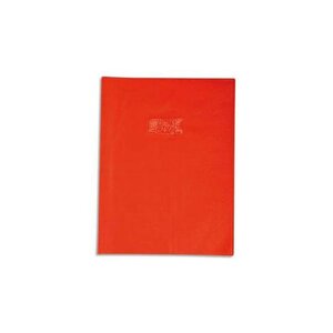 Protège-cahier Grain Cuir 20/100ème 17x22 orange CALLIGRAPHE