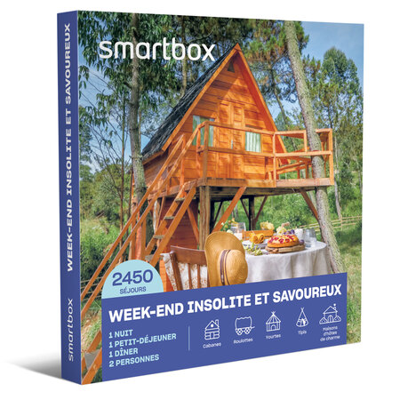 SMARTBOX - Coffret Cadeau Week-end insolite et savoureux -  Séjour