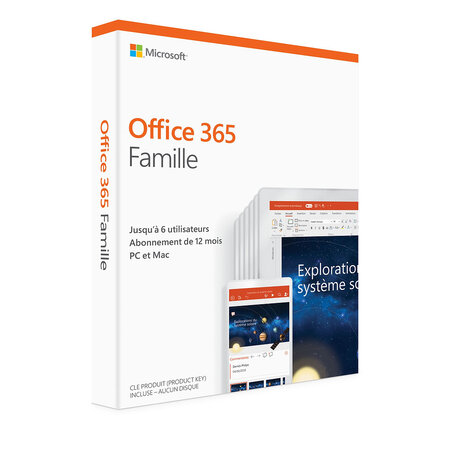 Microsoft office 365 home 1 année(s) français