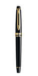 Waterman stylo roller expert  noir  recharge noire pointe fine  coffret cadeau