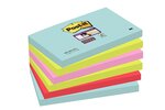 Paquet de 6 bloc-notes adhésifs super sticky notes  127 x 76 mm post-it