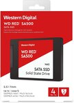 Disque Dur SSD Western Digital Red 4To (4000Go) - S-ATA 2,5"
