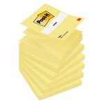 Z-notes jaunes post-it 76 x 76 mm - bloc de 100 feuilles - lot de 12