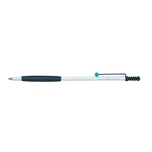 Stylo Bille Design ZOOM 707 Corps blanc/gris/turquoise pointe moyenne x 10 TOMBOW