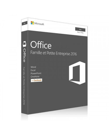 Microsoft Office 2016 Famille et Petite Entreprise pour Mac (Home & Business) - A télécharger