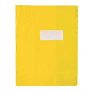 Protège-cahier PVC 150 Strong Line 24x32 cm Translucide jaune ELBA