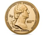Pièce de monnaie 200 euro France 2021 or Antique – George Washington