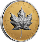 Monnaie en or 200 dollars g 33.17 millésime 2023 maple leaf