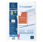 Protège-documents En Polypropylène Rigide Kreacover® 60 Vues - A4 - Blanc - X 12 - Exacompta